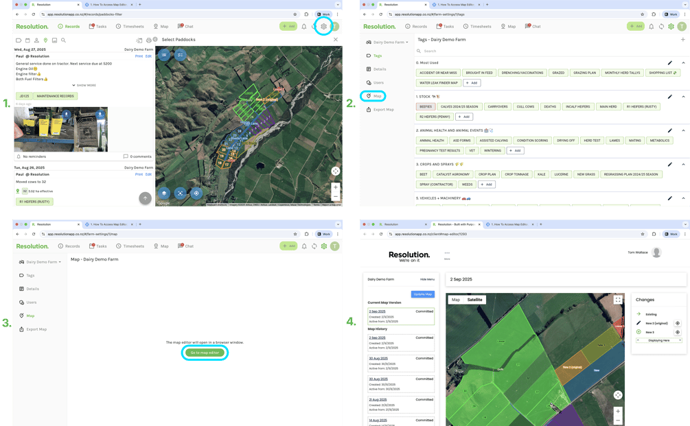 How to Access Map Editor, Understanding Map Versions & Naming Map Version