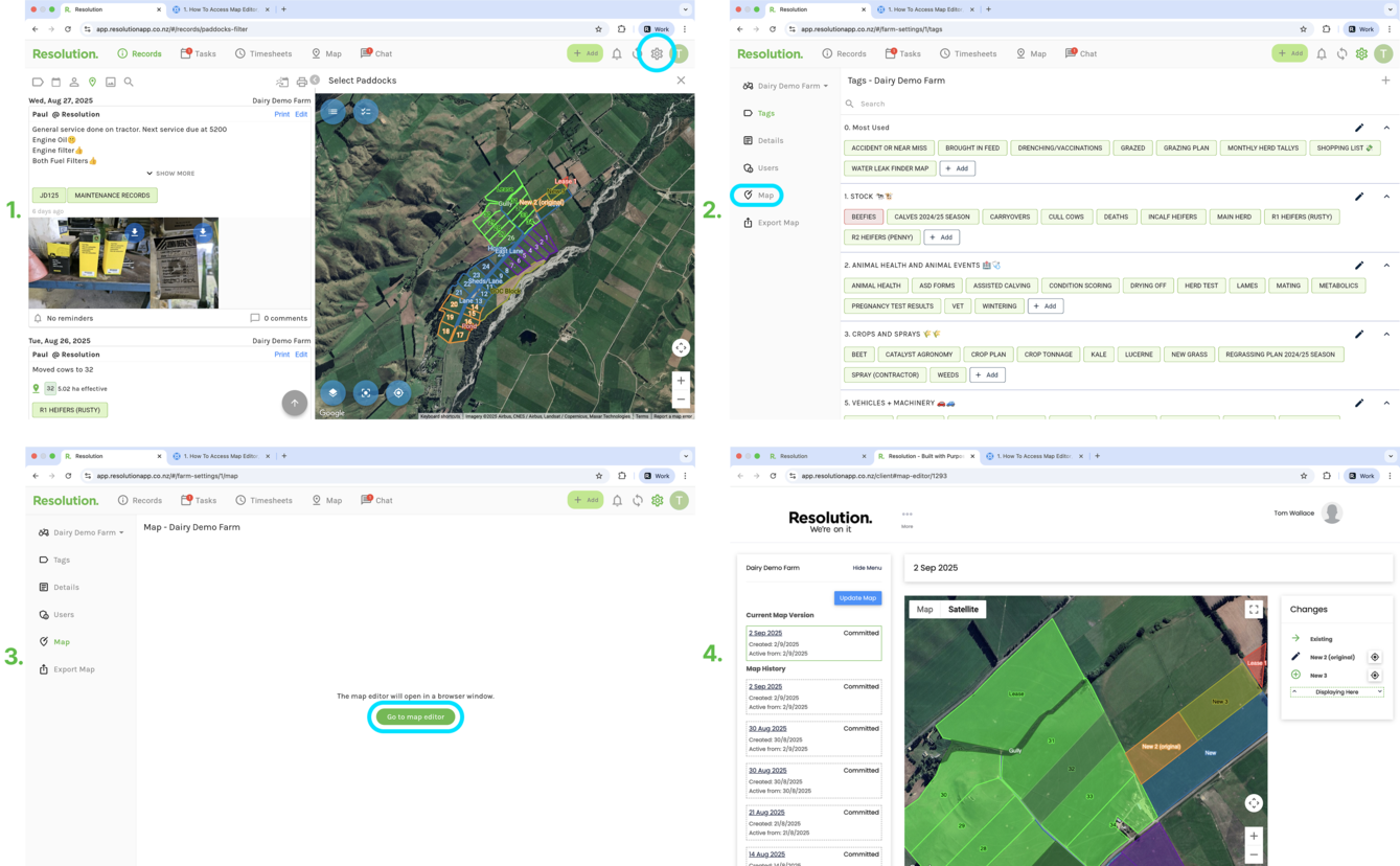 How to Access Map Editor, Understanding Map Versions & Naming Map Version