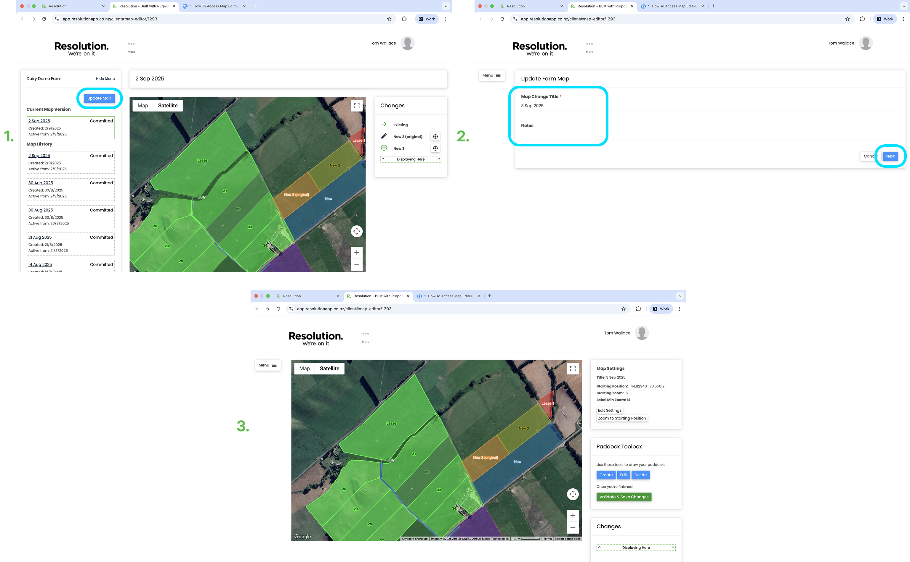Map Name Changes How to Access Map Editor, Understanding Map Versions & Naming Map Version